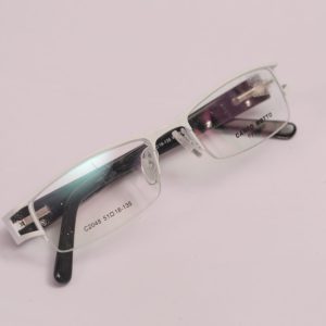 عینک فلزی زنانه با دسته کائوچو